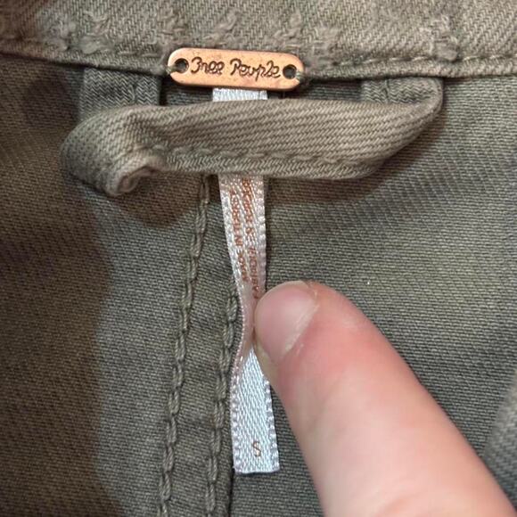 Free People Moonchild Button-Up Denim Shirt Jacket - Picture 4 of 4